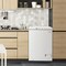 Compact Freestanding Chest Freezer with Removable Storage Basket